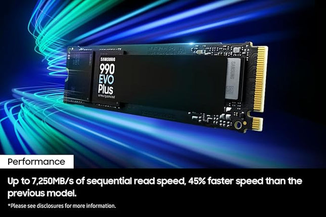 Samsung 990 Evo Plus 1TB PCIe 4.0 NVMe M.2 SSD