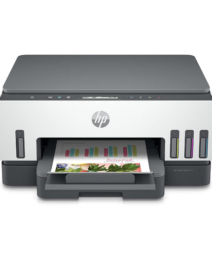 HP Smart Tank 720 All-in-One Auto Duplex WiFi Colour Printer, Print, Scan & Cope for Office,White