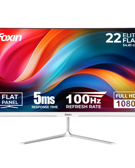 Elite 22 Inch Flat LED Monitor - White