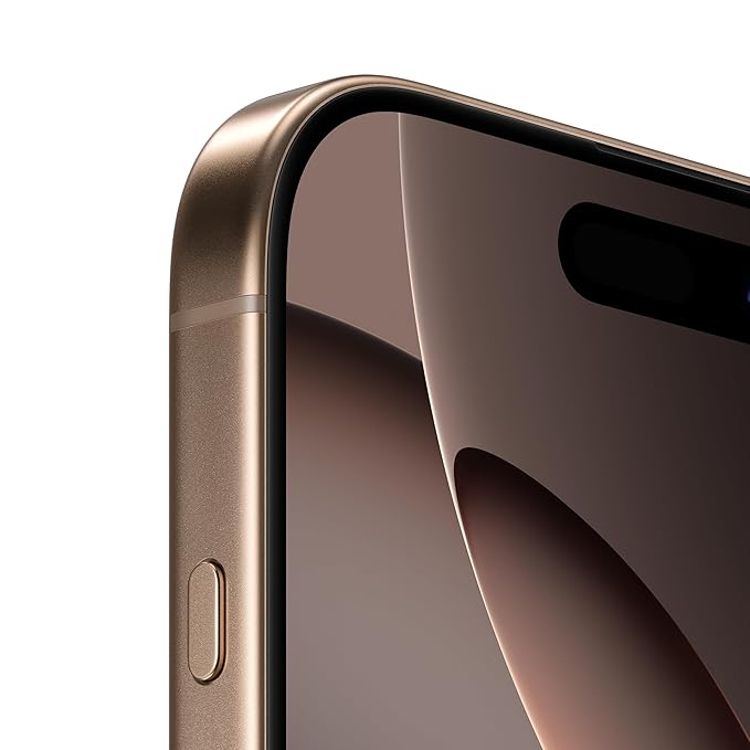 Phone 16 Pro Max 256 GB: 5G Mobile Phone with Camera Control, 4K 120 fps Dolby Vision and a Huge Leap in Battery Life. Works with AirPods; Desert Titanium( PRE ORDER ONLY)