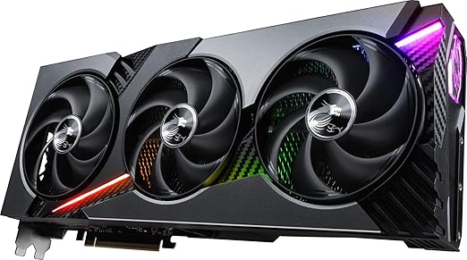 MSI Geforce RTX 5080 16G Vanguard SOC pci_e_x16 Launch Edition Graphic Card-NVIDIA Geforce RTX 5080 GPU, 16GB GDDR7 256-Bit Memory, 30 Gbps, PCI Express Gen 5 Interface, Upto 2730 Mhz, STORMFORCE Fan