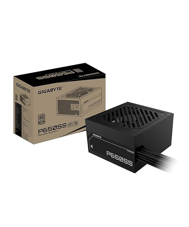 GIGABYTE GP-P650SS 650W ATX Power Supply | Non-Modular | 80 Plus Standard | Silent Fan | Efficient Design