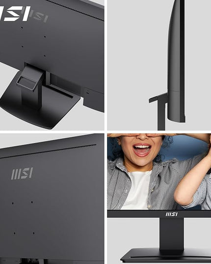 MSI PRO MP273U 27 Inch UHD Office Monitor - 3840 x 2160 IPS Panel, PIP/PBP, Wide Color Gamut, Eye-Friendly Screen, Built-in Speakers, Tilt-Adjustable - HDMI 2.0b, DP (1.4a)