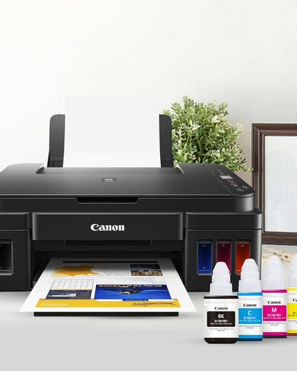 Canon PIXMA MegaTank G2010 All-in-One Ink Tank Colour Printer (Black)