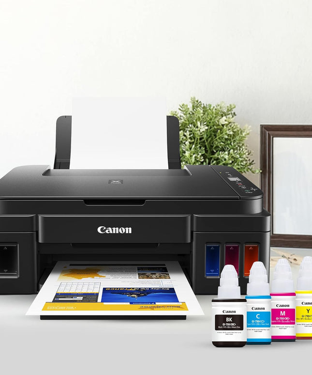 Canon PIXMA MegaTank G2010 All-in-One Ink Tank Colour Printer (Black)