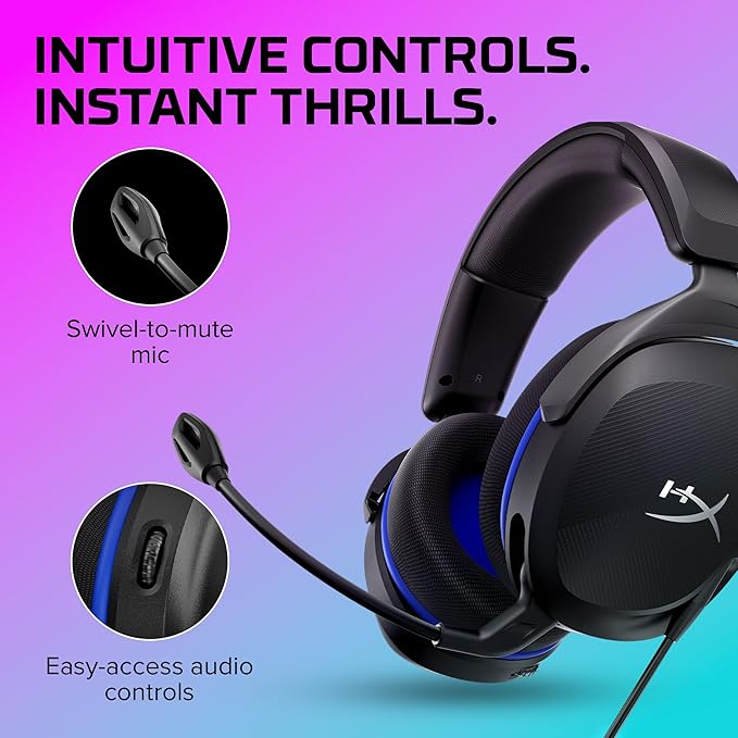 HyperX Cloud Stinger 2 Core Gaming Headset for PlayStation-Black (6H9B6Aa),Over Ear,Wired