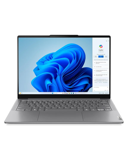 Lenovo Yoga Slim 7 Intel Core Ultra 7 155H 14"(35.5cm) WUXGA-OLED 400Nits Laptop (32GB RAM/1TB SSD/AI PC/2Wx4 Speakers/Windows 11/Office Home 2024/1Yr ADP Free/Grey/1.39Kg), 83CV00D3IN