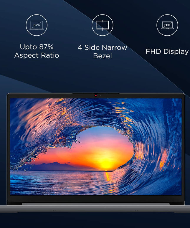 Lenovo IdeaPad 1 Intel Core Celeron N4020 15" HD Thin and Light Laptop (8GB/512GB SDD/Windows 11 Home/Office 2021/1 Year ADP Free/Cloud Grey/1.3Kg)