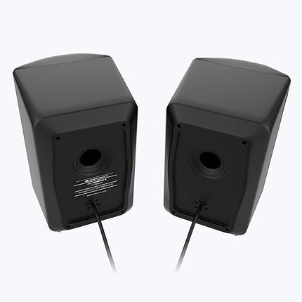 ZEBRONICS Zeb-Warrior II 10 watts 2.0 Multimedia Speaker with RGB Lights, USB Powered, AUX Input, Volume Control Pod for PC, Laptops, Desktop