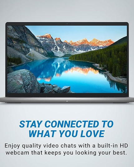 Dell 15, AMD Ryzen 5-7530U, 16GB RAM, 512GB SSD, FHD IPS, 15.6"/39.62cm, Windows 11, MSO 2024, Platinum Silver, 1.67kg, [Dell 15], 120Hz, Standard Keyboard, 15 Month McAfee, Thin & Light, Laptop