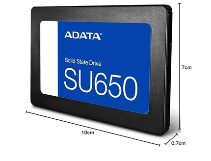 ADATA SU650 512GB SSD || ASU650SS-512GT-R || Read/Write Speed Upto 520/450 MBPS