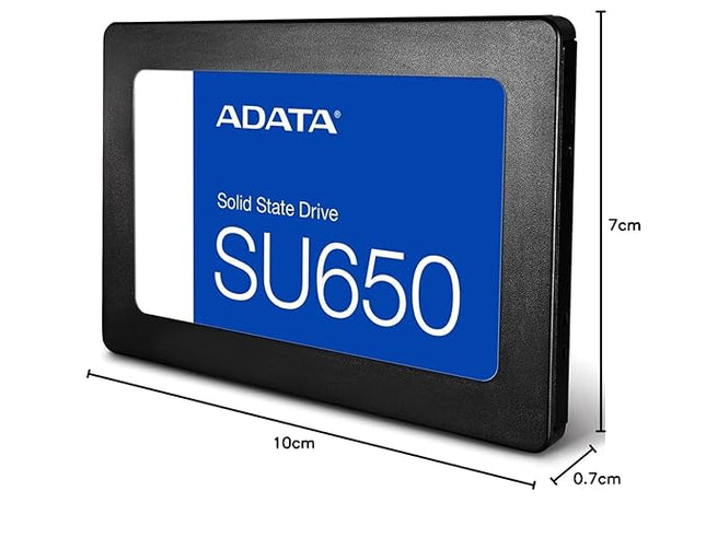 ADATA SU650 512GB SSD || ASU650SS-512GT-R || Read/Write Speed Upto 520/450 MBPS