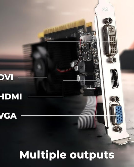 ZEBRONICS GT740-4GD3 Graphics Card,pci_e_x16 Powered by NVIDIA,4GB GDDR3,128-Bit,Pcie3.0,Upto 2560 X 1440 @60Hz,Multiple Outputs-HDMI | DVI | VGA,Physx Support,Heatsink with Fan,High Efficiency