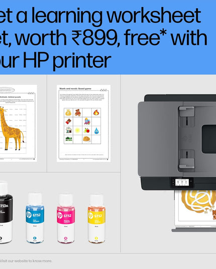 HP Smart Tank 530 All-in-one WiFi Colour Printer with ADF (Upto 18000 Black and 8000 Colour Pages Included in The Box). - Print, Scan & Copy for Office/Home