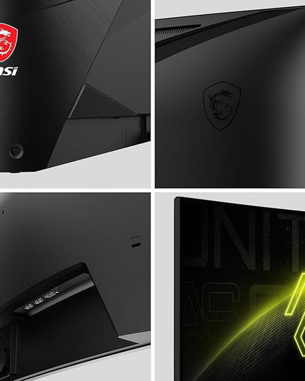 MSI MAG 27CQ6F 27 Inch 2K WQHD Curved Gaming Monitor - 1500R 2560 x 1440 Rapid VA Panel, 180 Hz / 0.5ms (GtG, Min.), Adaptive-Sync - DP 1.4a, HDMI 2.0b CEC