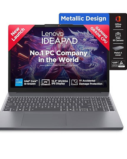 Intel® Core™ i5-13420H |8 GB Ram | 512 GB SSD | Win11+MSO'24| 15.3" WUXGA | Backlit KB | Luna Grey