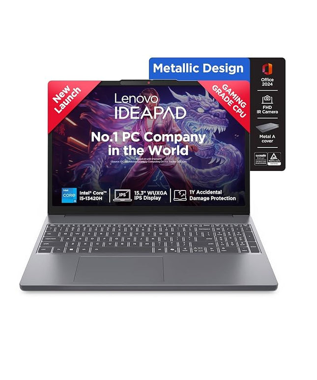 Intel® Core™ i5-13420H |8 GB Ram | 512 GB SSD | Win11+MSO'24| 15.3" WUXGA | Backlit KB | Luna Grey