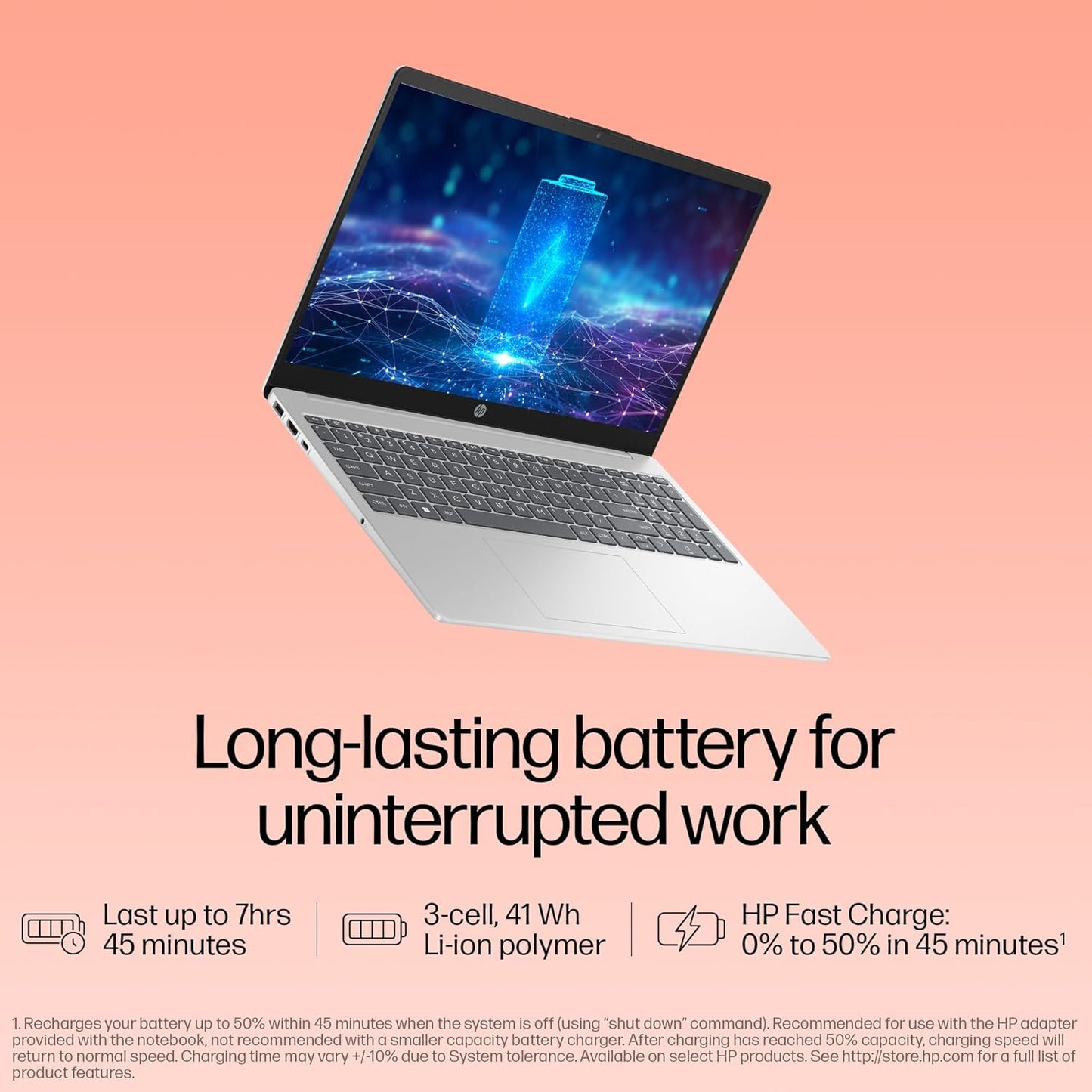 Laptop HP 15-fd0467TU - i5-1334U | 16 GB Ram | 512 GB SSD |Win11+ MSO24 |Backlit KB | 15.6" FHD |Natural silver