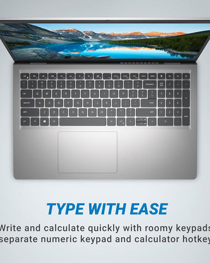 Dell 15, AMD Ryzen 5-7530U, 16GB RAM, 512GB SSD, FHD IPS, 15.6"/39.62cm, Windows 11, MSO 2024, Platinum Silver, 1.67kg, [Dell 15], 120Hz, Standard Keyboard, 15 Month McAfee, Thin & Light, Laptop