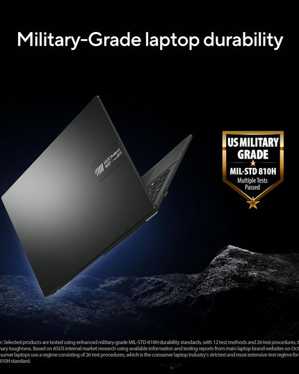 ASUS Vivobook Go 15 (2025), AMD Ryzen 5 7520U Thin & Light Laptop(16GB RAM/512GB SSD/FHD/15.6"/60Hz/Windows 11/M365 Basic (1Year)*/Office Home 2024/Backlit KB/Mixed Black/1.63Kg) E1504FA-BQ2414WS