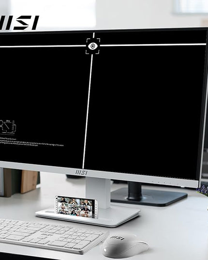 MSI PRO MP273QW E2 27 Inch WQHD Office Monitor - 2560 x 1440 IPS Panel, 100 Hz, Eye-Friendly Screen, Built-in Speakers, Tilt-Adjustable - HDMI 2.0b, DP (1.2a)