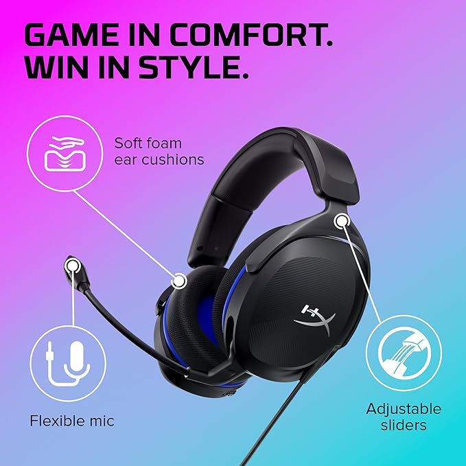 HyperX Cloud Stinger 2 Core Gaming Headset for PlayStation-Black (6H9B6Aa),Over Ear,Wired