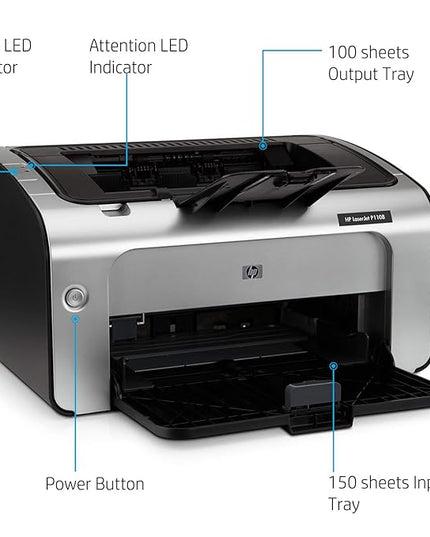 HP Laserjet P1108 Single Function Monochrome Laser Printer