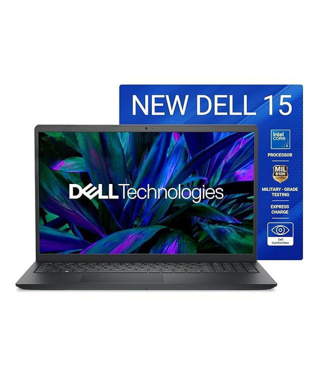Dell Inspiron 15 DC15250 Laptop (Intel I5-1334U, 8GB DDR4 RAM, 512GB SSD, 15.6" Full HD Display, Windows 11 Home, MS Office 2024 + Microsoft 365, Carbon Black, 1 Year NBD Warranty)