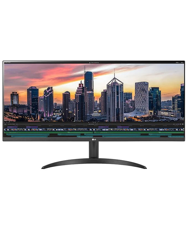LG 87 cm (34 Inches) UltraWide Full HD (2560 x 1080) Display - HDR 10, AMD Free sync, IPS with sRGB 95%, Multitasking, Flicker Safe, Reader Mode, HDMI, Headphone Out and Gaming Monitor - 34WP500