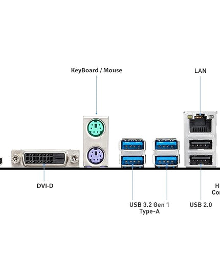 MSI A520M-A PRO Motherboard (AMD Ryzen 3000 3rd Gen AM4, DDR4, M.2, USB 3.2 Gen 1, HDMI, Micro ATX)