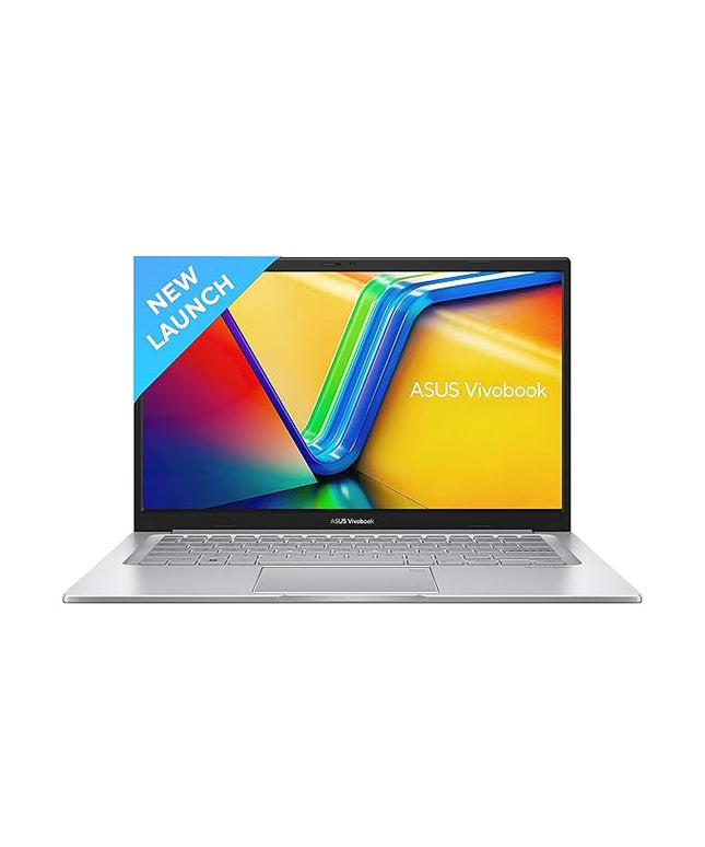 ASUS Vivobook 14, (i5 14th Gen) Intel Core 5 120U, Thin & Light Laptop(16GB RAM/512GB SSD/FHD/14/60Hz/Fingerprint Reader/M365 Basic (1Year)*/Office Home 2024/Cool Silver/1.4 Kg) X1404VAP-EB1541WS