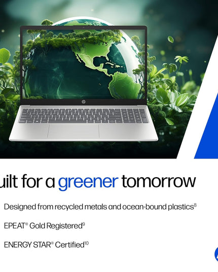 HP 15, Intel Core 5 120U (8GB DDR4, 512GB SSD) FHD, Anti-Glare, Micro-Edge, 15.6''/39.6cm, Win11, M365 Basic(1yr), Offic24, Silver,1.65kg, fd1444TU, FHD Camera w/Privacy Shutter, Backlit Laptop