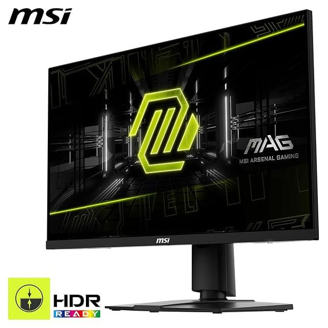 MSI MAG 275F 27 Inch FHD Gaming Monitor - 1920 x 1080 Rapid IPS Panel, 180 Hz / 0.5ms (GtG, Min.),115% sRGB Colour Gamut, Frameless Design, HDR Ready - DisplayPort 1.4, HDMI™