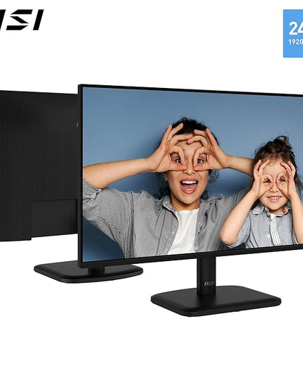 MSI PRO MP251L E2 24.5-Inch FHD Office Monitor - 1920 x 1080 IPS Panel, 4-Sided Frameless, 120 Hz Refresh Rate, Eye-Friendly Screen, Tilt-Adjustable - HDMI 1.4b, D-sub