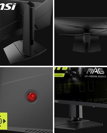 MSI MAG 275F 27 Inch FHD Gaming Monitor - 1920 x 1080 Rapid IPS Panel, 180 Hz / 0.5ms (GtG, Min.),115% sRGB Colour Gamut, Frameless Design, HDR Ready - DisplayPort 1.4, HDMI™