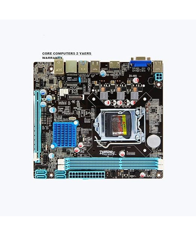 ZEBRONICS H81 Lga 1150 Socket Motherboard, atx, ddr_3