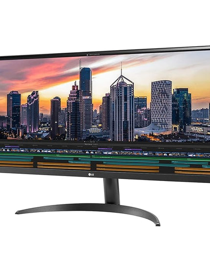 LG 87 cm (34 Inches) UltraWide Full HD (2560 x 1080) Display - HDR 10, AMD Free sync, IPS with sRGB 95%, Multitasking, Flicker Safe, Reader Mode, HDMI, Headphone Out and Gaming Monitor - 34WP500