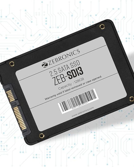 ZEBRONICS Smart 128 GB Desktop, Laptop, All in One PC's Black SATA Internal Solid State Drive (SSD) (ZEB-SD13)