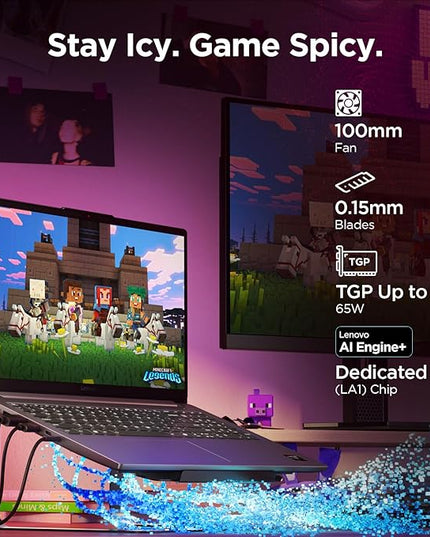 Lenovo LOQ Essential AMD Ryzen 7 170 | NVIDIA RTX 4050 6GB (16GB RAM/512GB SSD/144Hz Refresh Rate/15.6" (39.6cm)/Windows 11/Office Home 2024/3 Mon. Game Pass/Grey/1.8Kg), 83S000CPIN Gaming Laptop