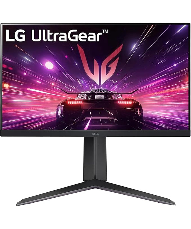 LG Ultragear 24GS65F IPS Full HD Gaming Monitor, 24 Inch, 1920 X 1080, 1ms, 180Hz, HDR 10, NVIDIA G-Sync Compatible, AMD FreeSync, Height/Pivot/Tilt Adjustable Stand, Borderless Design, DP, HDMI