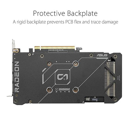 ASUS Dual Radeon™ RX 7600 EVO OC Edition 8GB GDDR6 (PCIe® 4.0, 8 GB GDDR6, HDMI® 2.1, DisplayPort™ 1.4a, 2.5-Slot Design, Axial-tech Fans, GPU Tweak III)