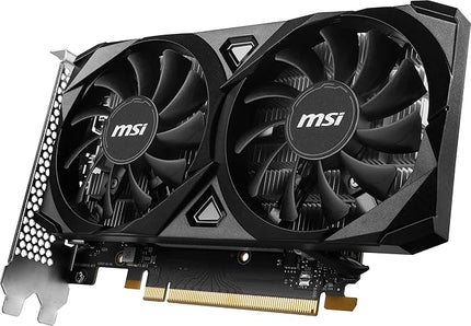 MSI GeForce RTX 3050 Ventus 2X E 6G OC PCI_E Graphic Card - Nvidia Geforce RTX 3050 Gpu, 6Gb GDDR6 96-Bit Memory, 14 Gbps, PCI Express Gen 4 x16Interface, Up to 1492 Mhz, Dual Fan