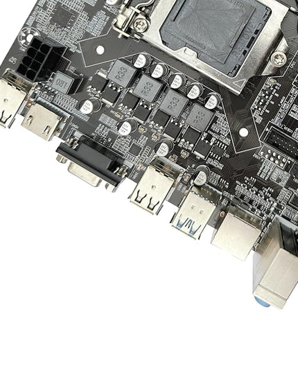 ZEBRONICS H110M2 Micro-ATX Motherboard for LGA 1151 Socket, Supports Intel 6th, 7th, 8th & 9th Generation Processors, NVMe M.2 Slot, 5.1 Audio, DDR4 2666 MHz, Ports (RJ45 | SATA | USB 3.0 | HDMI)