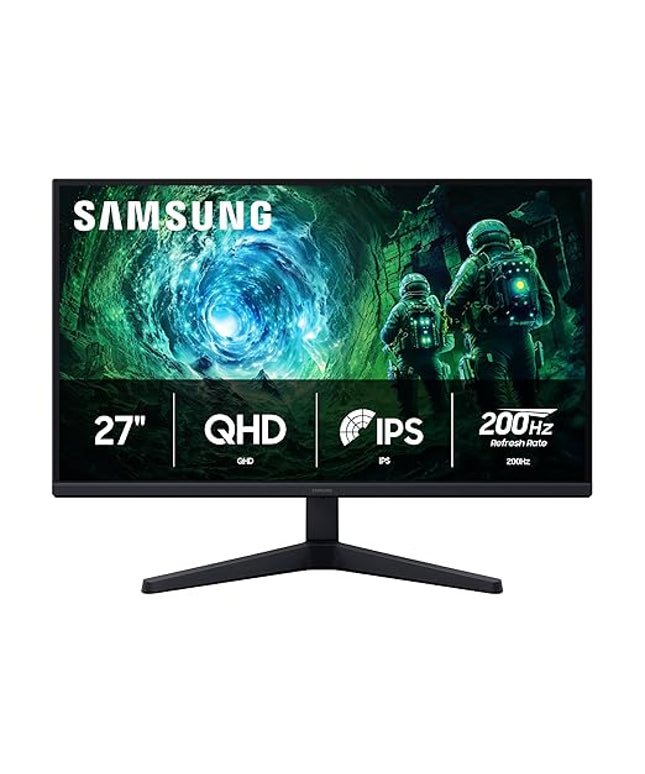 Samsung 27" Odyssey G5 Fast IPS Gaming Monitor | QHD 2560 x 1440 |200 Hz |1ms| 300nits |HDR10| FreeSync Premium| Ports-DP,2xHDMI,