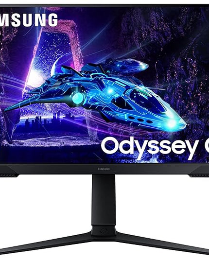 Samsung 24" (60cm) Odyssey G3 Gaming Monitor|FHD 1920 X 1080|180Hz|1ms(MPRT)|AMD Freesync|Ports-DP,HDMI|DP Cable|16.7 Million Colors|Height-Tilt-Pivot Adjustable Stand|Bezeless|LS24DG300EWXXL|Black