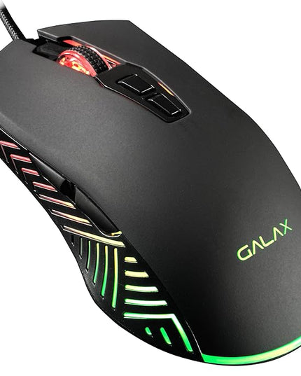 Galax Slider-03 USB Wired Gaming Mouse | 7 Programmable Buttons | Customizable RGB Lights | Ergonomic Design | 7200 DPI Gaming Grade Sensor | 1.5m