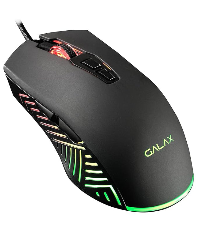 Galax Slider-03 USB Wired Gaming Mouse | 7 Programmable Buttons | Customizable RGB Lights | Ergonomic Design | 7200 DPI Gaming Grade Sensor | 1.5m