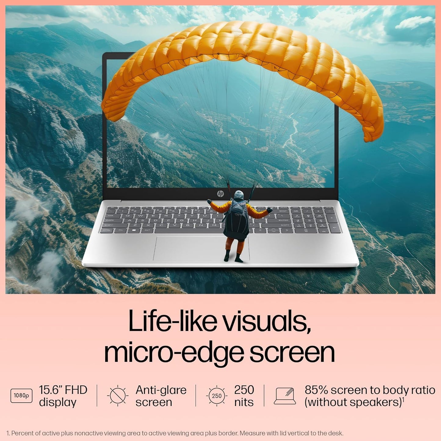 Laptop HP 15-fd0467TU - i5-1334U | 16 GB Ram | 512 GB SSD |Win11+ MSO24 |Backlit KB | 15.6" FHD |Natural silver