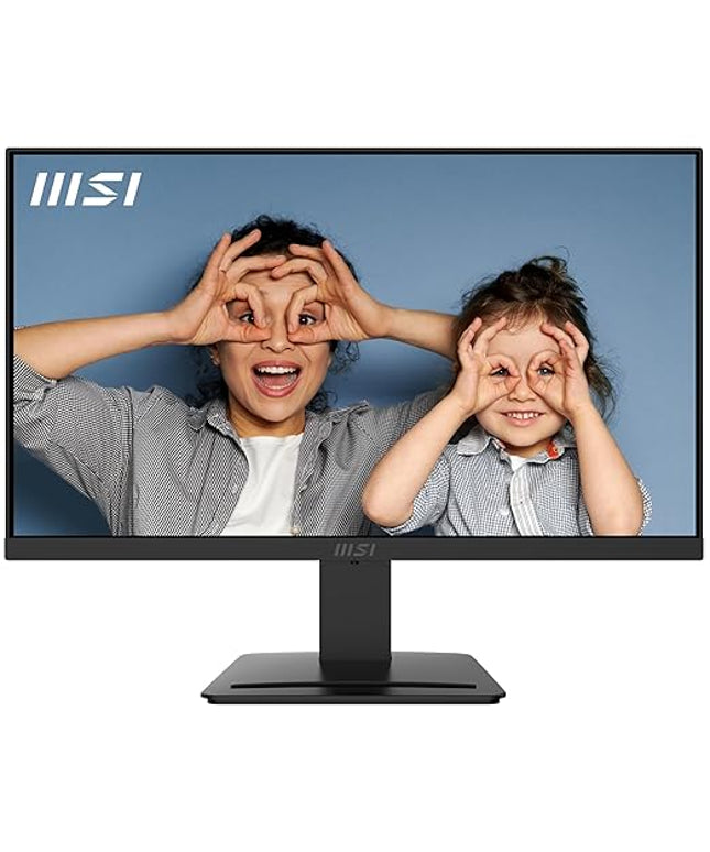 MSI PRO MP253 24.5 Inch Full-HD Office Monitor - 1920 x 1080 IPS Panel, 100 Hz, Eye-Friendly Screen, Built-in Speakers, Tilt-Adjustable - DisplayPort 1.2a, D-Sub(VGA), HDMI™ CEC