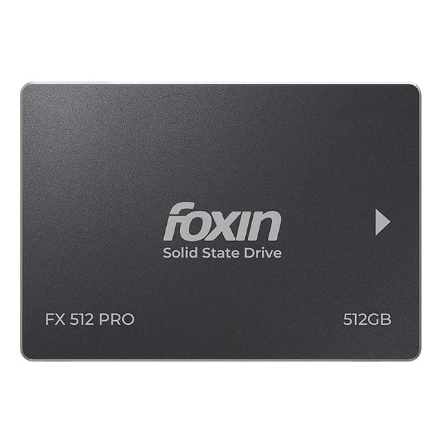 Foxin 512 GB PRO SSD | Hard Disk with 3D NAND Technology & 2.5 Inch SATA III 6GB/S | Read Speed 550mbps, Write Speed 500 mbps | 5 Years Warranty